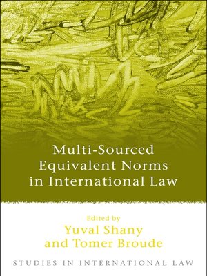 cover image of Multi-Sourced Equivalent Norms in International Law
